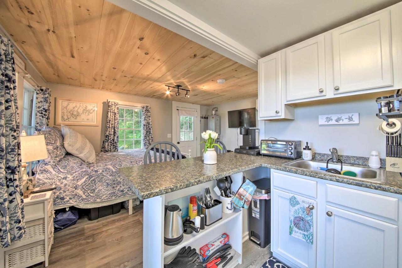 Lush Edgecomb Studio Cottage With Fire Table! Exterior foto